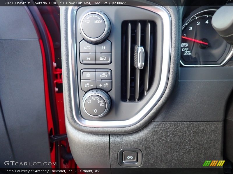 Red Hot / Jet Black 2021 Chevrolet Silverado 1500 RST Crew Cab 4x4