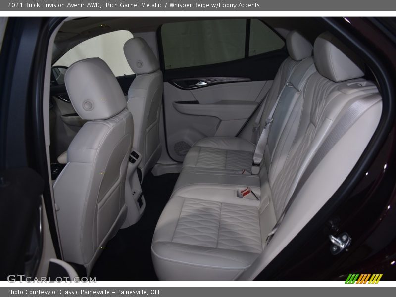 Rich Garnet Metallic / Whisper Beige w/Ebony Accents 2021 Buick Envision Avenir AWD