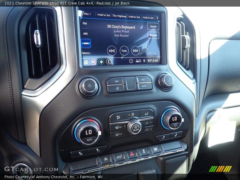 Red Hot / Jet Black 2021 Chevrolet Silverado 1500 RST Crew Cab 4x4