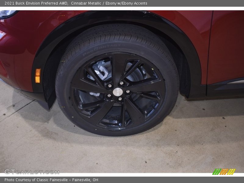Cinnabar Metallic / Ebony w/Ebony Accents 2021 Buick Envision Preferred AWD