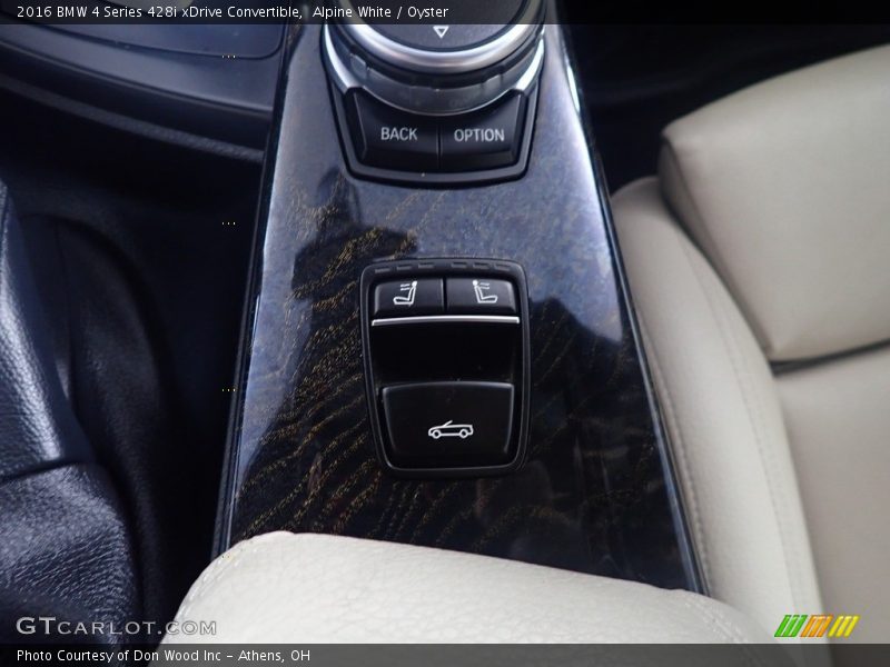 Alpine White / Oyster 2016 BMW 4 Series 428i xDrive Convertible