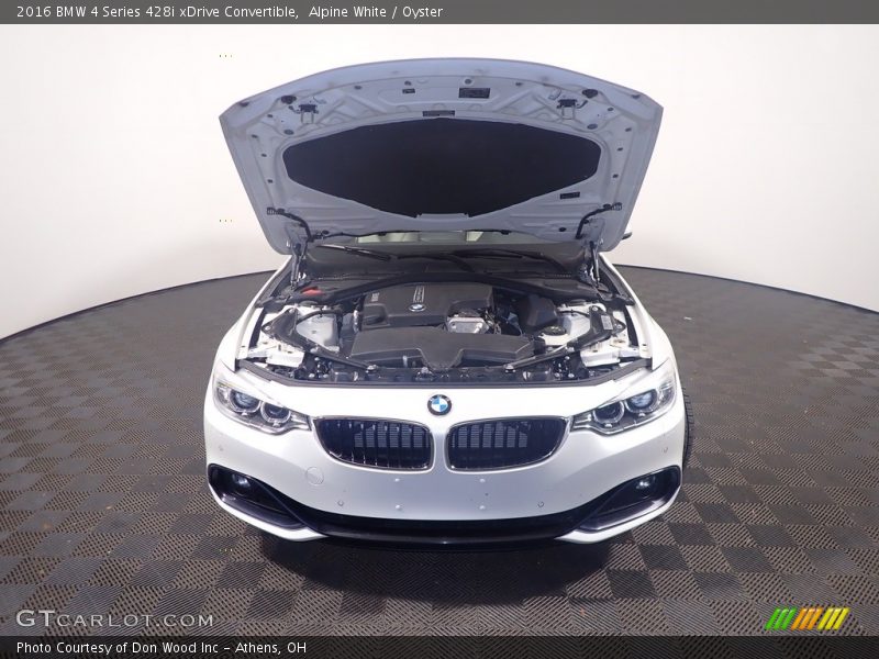 Alpine White / Oyster 2016 BMW 4 Series 428i xDrive Convertible