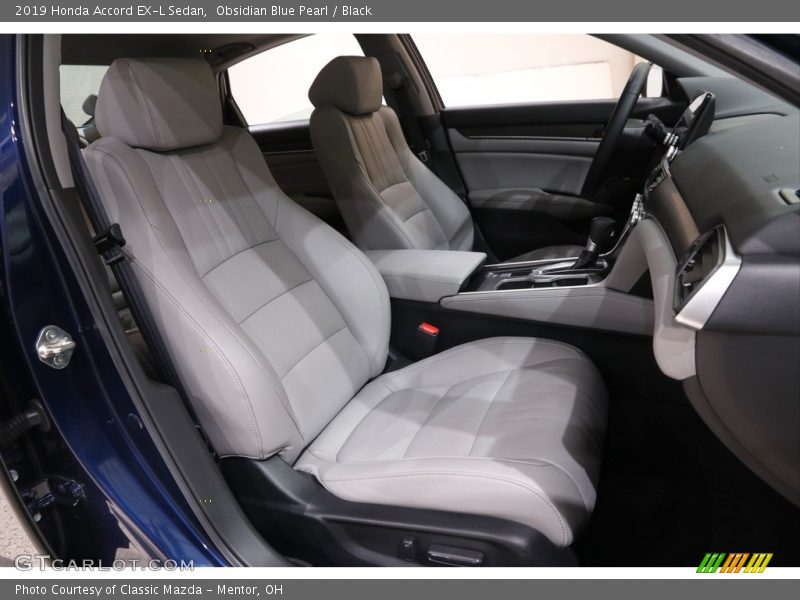 Obsidian Blue Pearl / Black 2019 Honda Accord EX-L Sedan