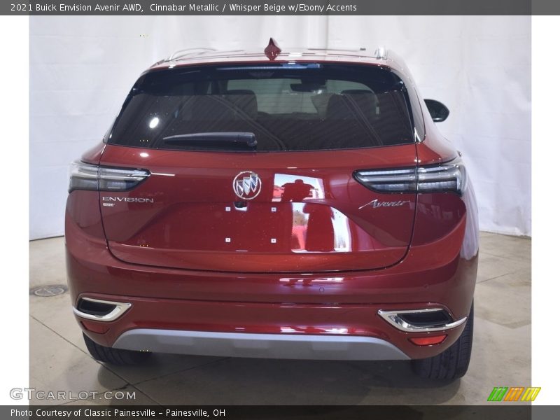 Cinnabar Metallic / Whisper Beige w/Ebony Accents 2021 Buick Envision Avenir AWD