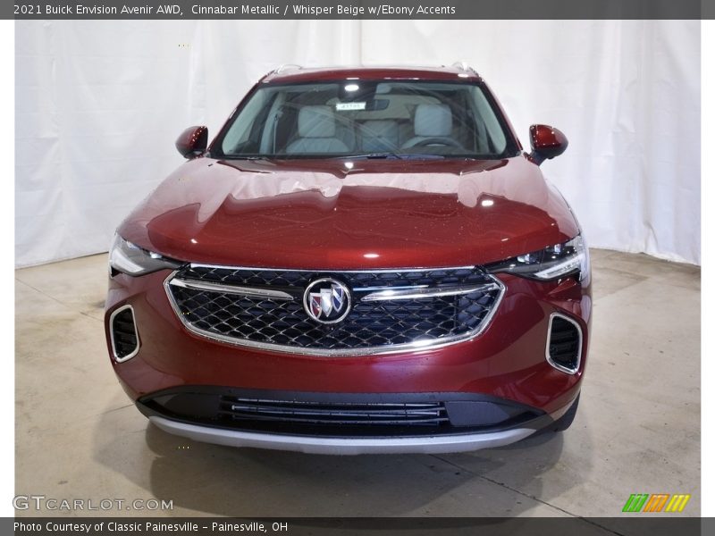Cinnabar Metallic / Whisper Beige w/Ebony Accents 2021 Buick Envision Avenir AWD