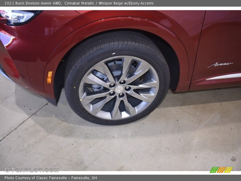 Cinnabar Metallic / Whisper Beige w/Ebony Accents 2021 Buick Envision Avenir AWD