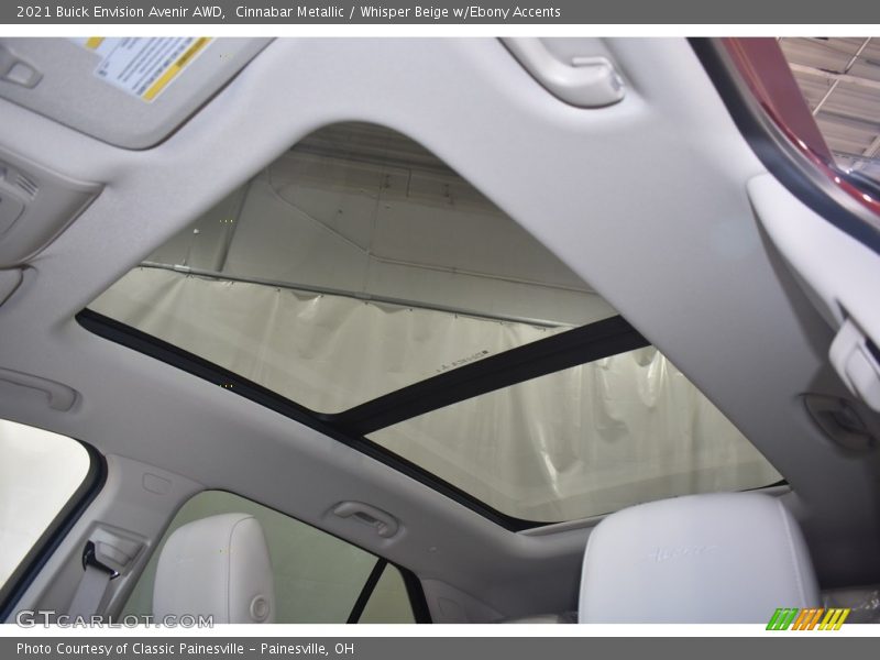 Cinnabar Metallic / Whisper Beige w/Ebony Accents 2021 Buick Envision Avenir AWD