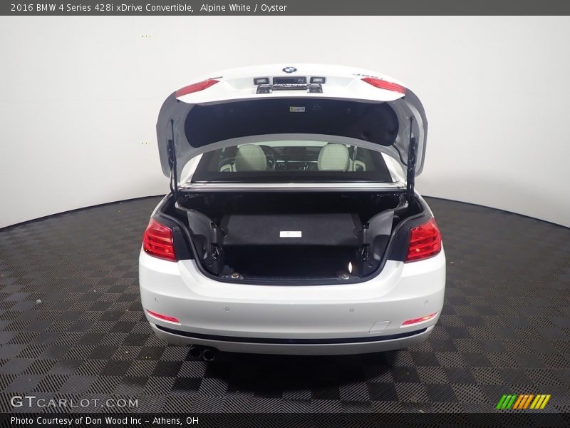 Alpine White / Oyster 2016 BMW 4 Series 428i xDrive Convertible