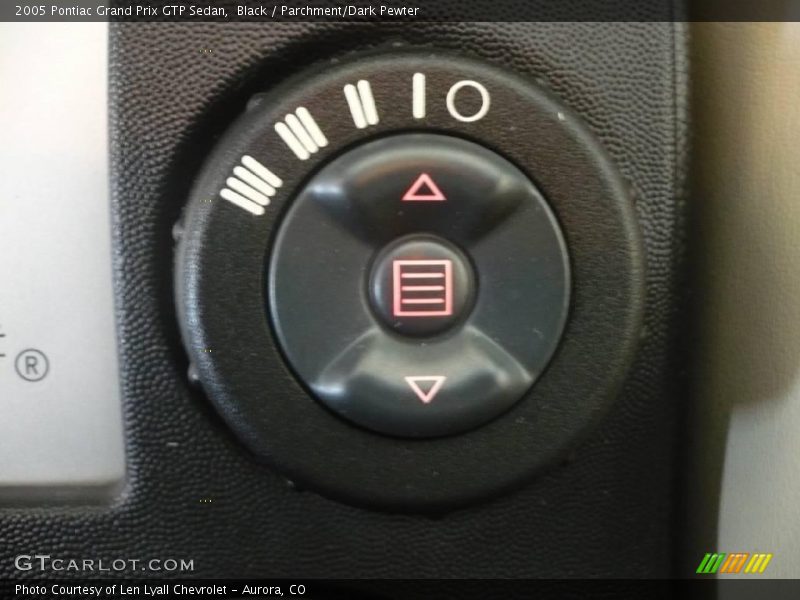 Black / Parchment/Dark Pewter 2005 Pontiac Grand Prix GTP Sedan