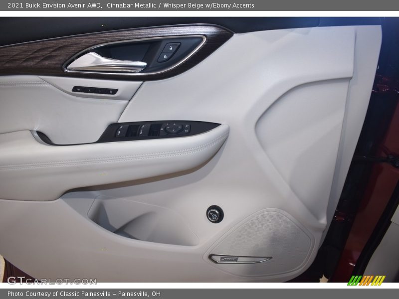 Cinnabar Metallic / Whisper Beige w/Ebony Accents 2021 Buick Envision Avenir AWD