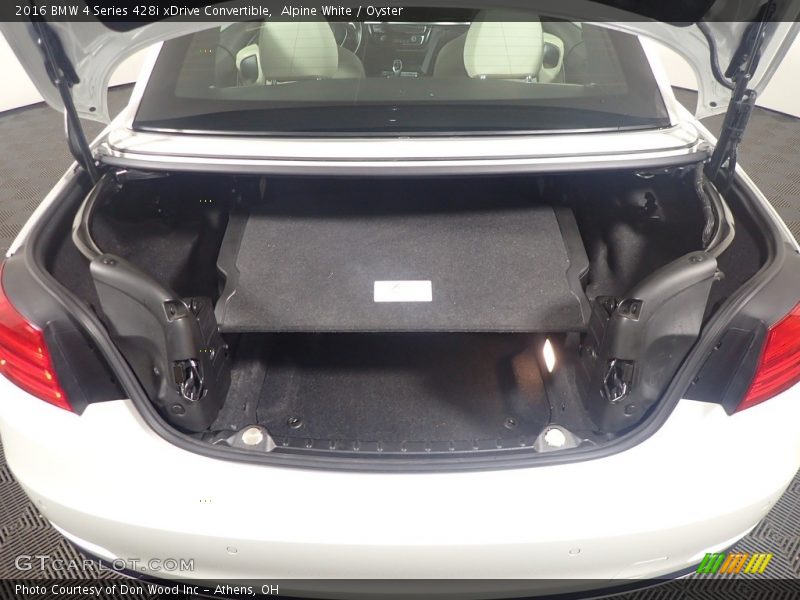 Alpine White / Oyster 2016 BMW 4 Series 428i xDrive Convertible