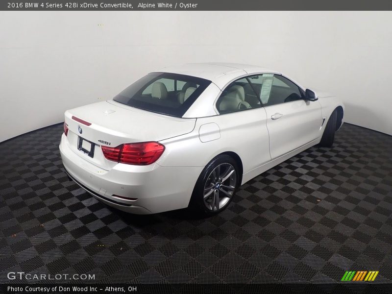 Alpine White / Oyster 2016 BMW 4 Series 428i xDrive Convertible
