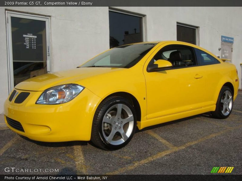 Competition Yellow / Ebony 2009 Pontiac G5 GT