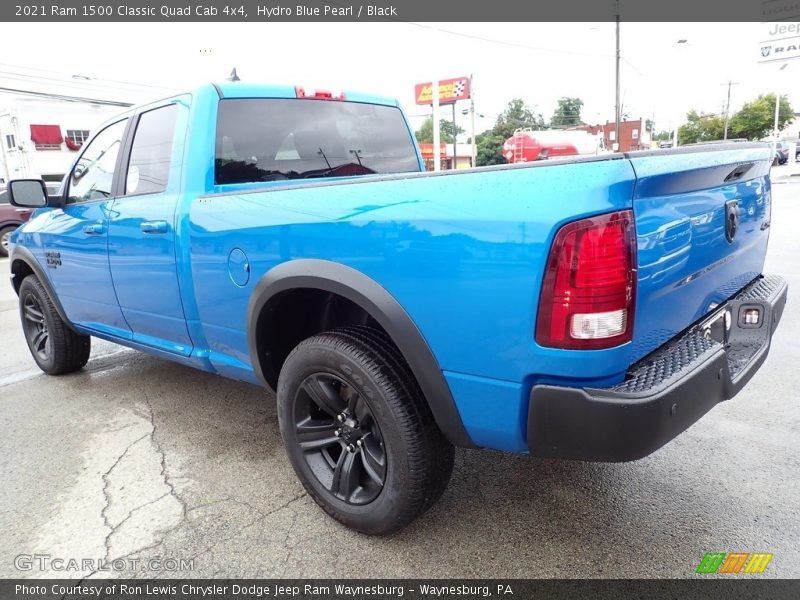 Hydro Blue Pearl / Black 2021 Ram 1500 Classic Quad Cab 4x4