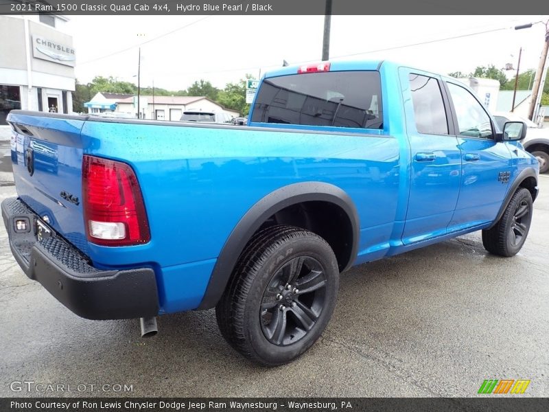 Hydro Blue Pearl / Black 2021 Ram 1500 Classic Quad Cab 4x4