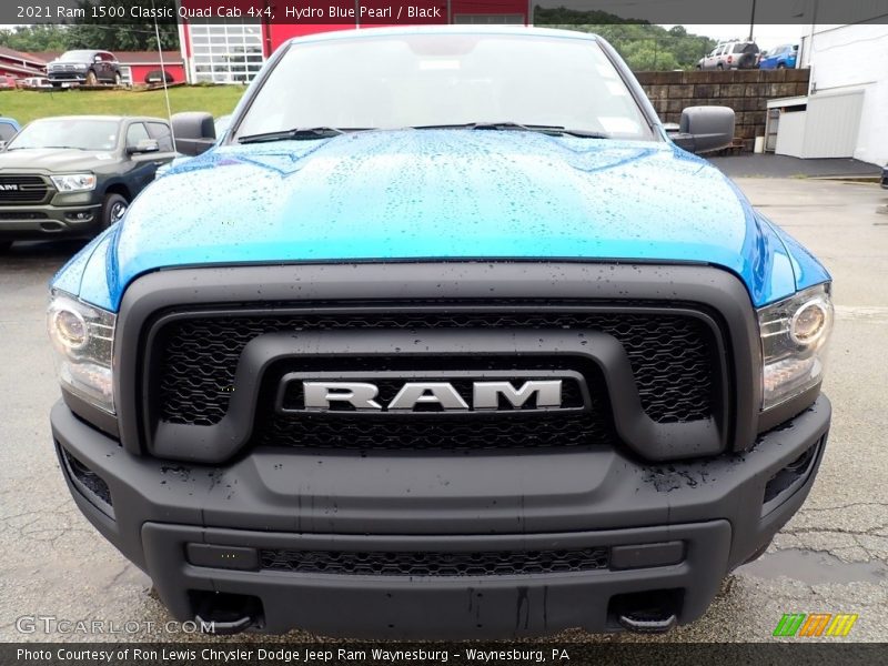 Hydro Blue Pearl / Black 2021 Ram 1500 Classic Quad Cab 4x4