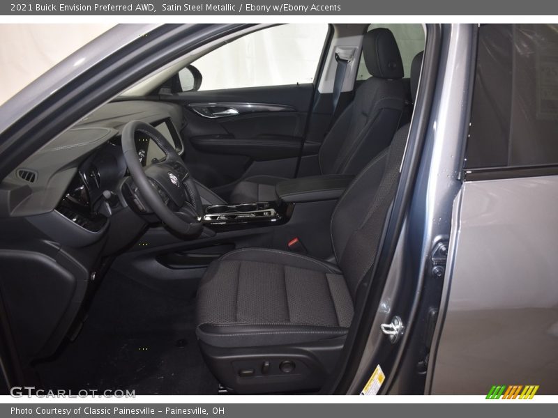 Satin Steel Metallic / Ebony w/Ebony Accents 2021 Buick Envision Preferred AWD