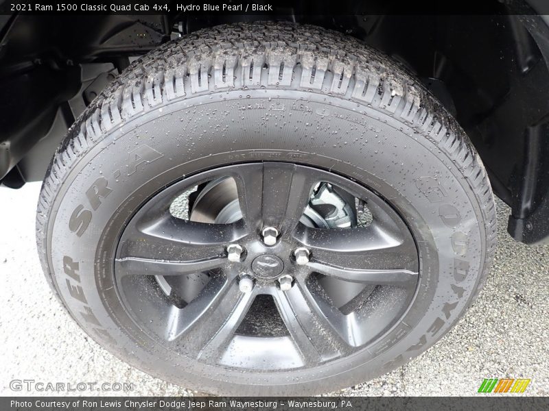 Hydro Blue Pearl / Black 2021 Ram 1500 Classic Quad Cab 4x4