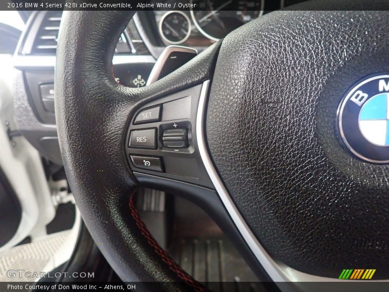 Alpine White / Oyster 2016 BMW 4 Series 428i xDrive Convertible
