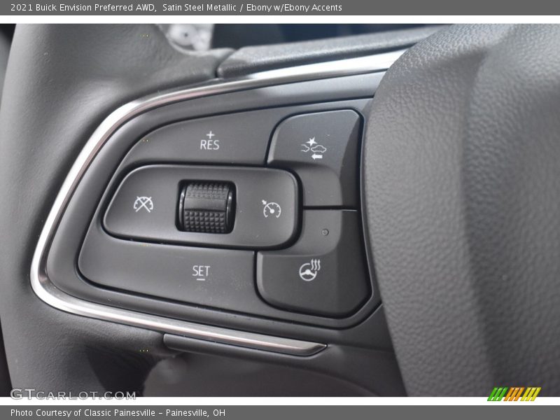 Satin Steel Metallic / Ebony w/Ebony Accents 2021 Buick Envision Preferred AWD