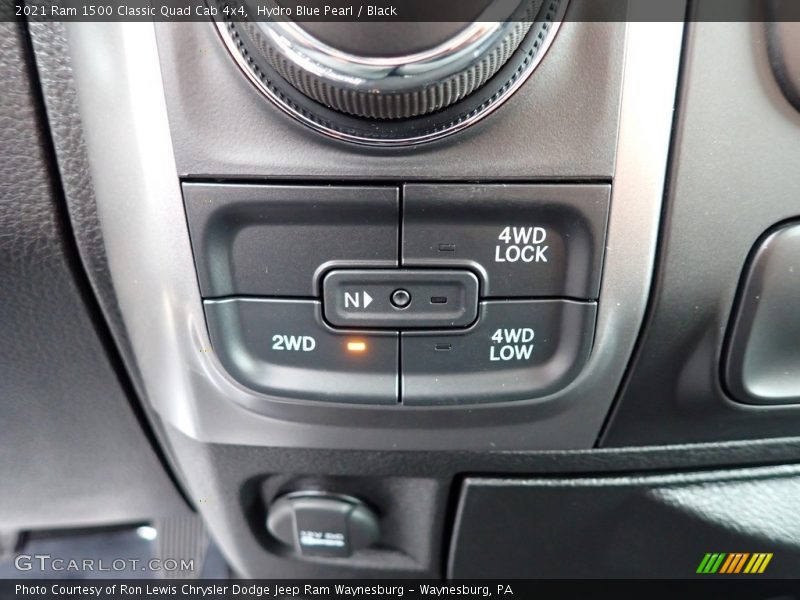 Hydro Blue Pearl / Black 2021 Ram 1500 Classic Quad Cab 4x4