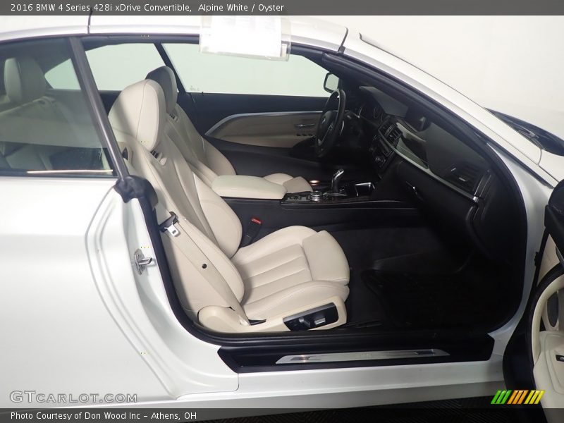 Alpine White / Oyster 2016 BMW 4 Series 428i xDrive Convertible