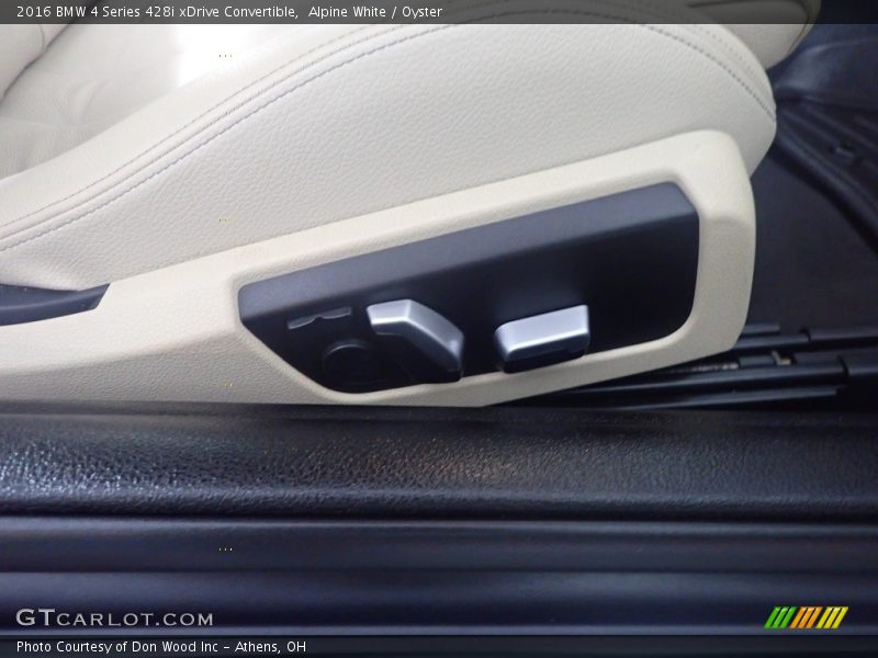 Alpine White / Oyster 2016 BMW 4 Series 428i xDrive Convertible