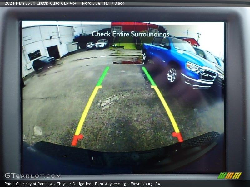 Hydro Blue Pearl / Black 2021 Ram 1500 Classic Quad Cab 4x4