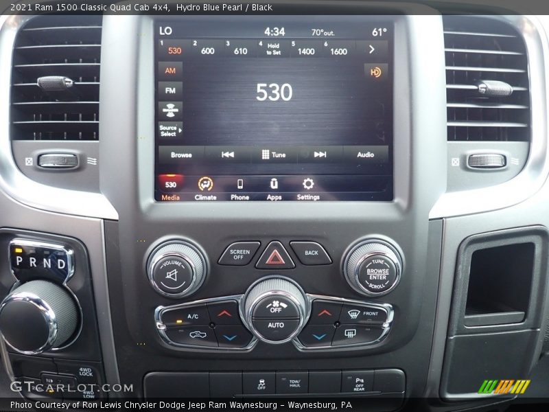 Hydro Blue Pearl / Black 2021 Ram 1500 Classic Quad Cab 4x4