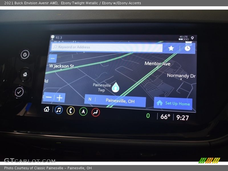 Ebony Twilight Metallic / Ebony w/Ebony Accents 2021 Buick Envision Avenir AWD