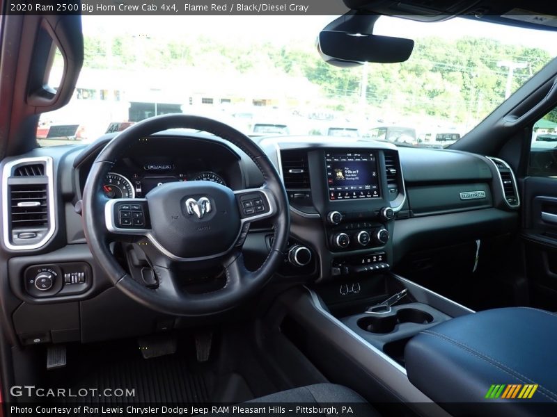 Dashboard of 2020 2500 Big Horn Crew Cab 4x4