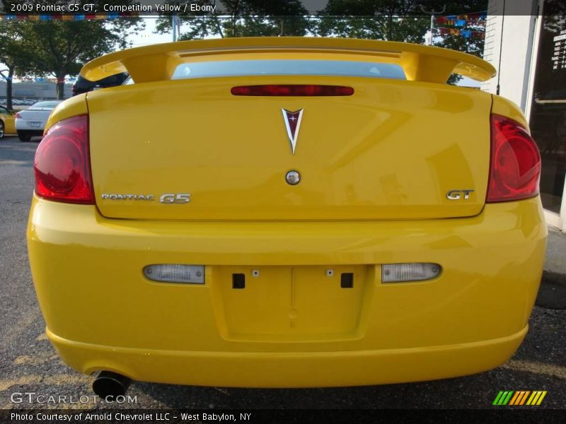 Competition Yellow / Ebony 2009 Pontiac G5 GT