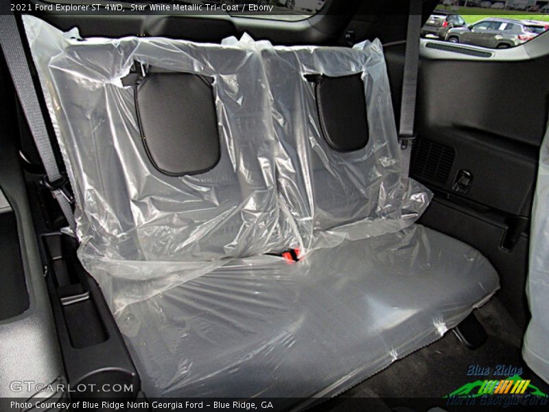 Star White Metallic Tri-Coat / Ebony 2021 Ford Explorer ST 4WD