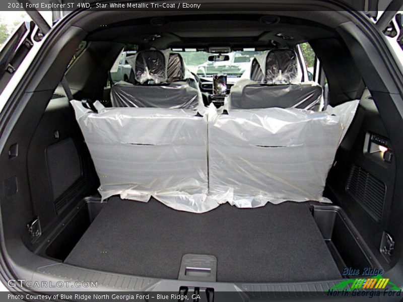 Star White Metallic Tri-Coat / Ebony 2021 Ford Explorer ST 4WD