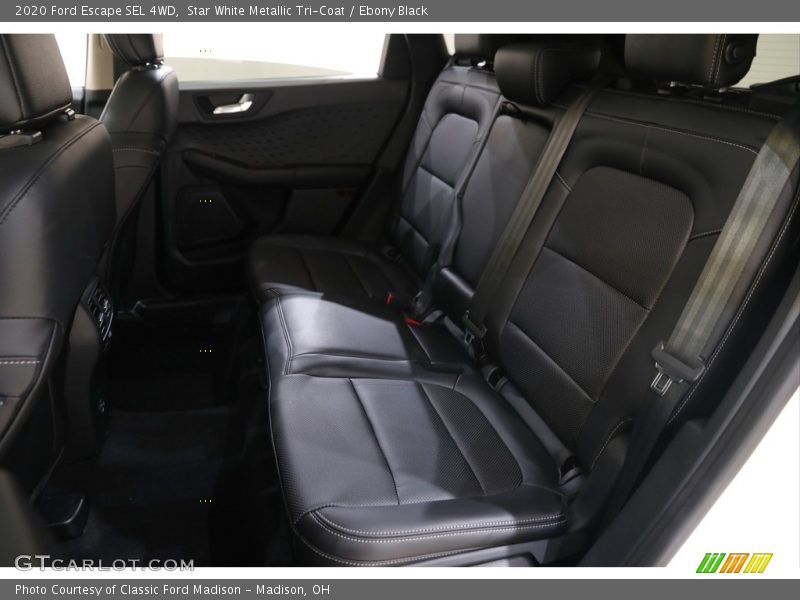 Star White Metallic Tri-Coat / Ebony Black 2020 Ford Escape SEL 4WD