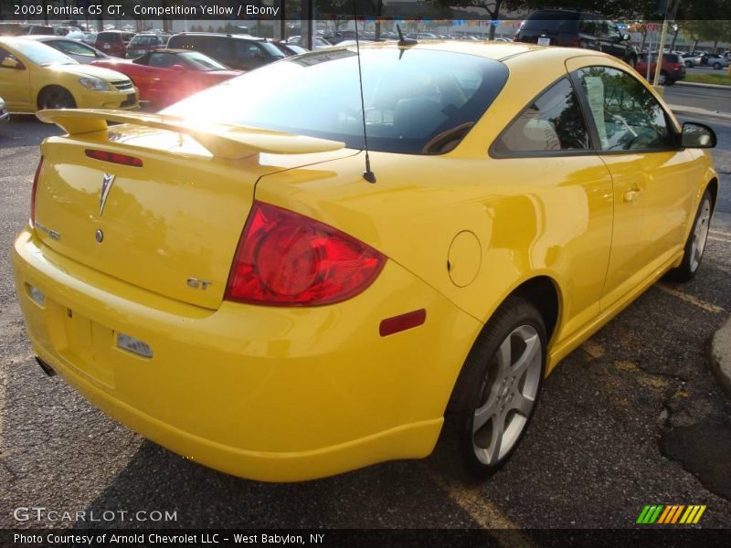 Competition Yellow / Ebony 2009 Pontiac G5 GT