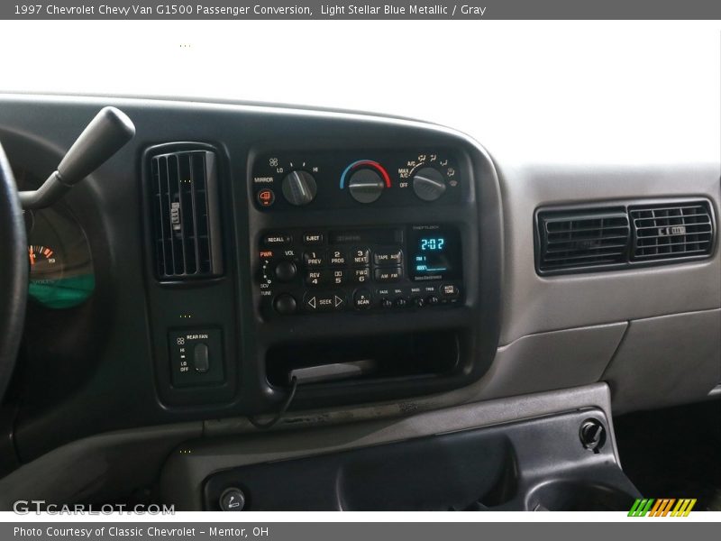 Light Stellar Blue Metallic / Gray 1997 Chevrolet Chevy Van G1500 Passenger Conversion