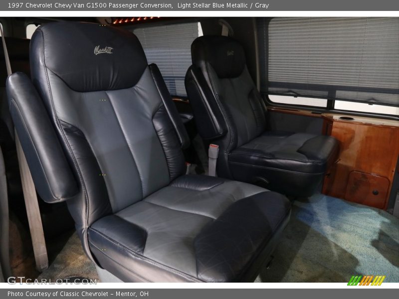 Light Stellar Blue Metallic / Gray 1997 Chevrolet Chevy Van G1500 Passenger Conversion