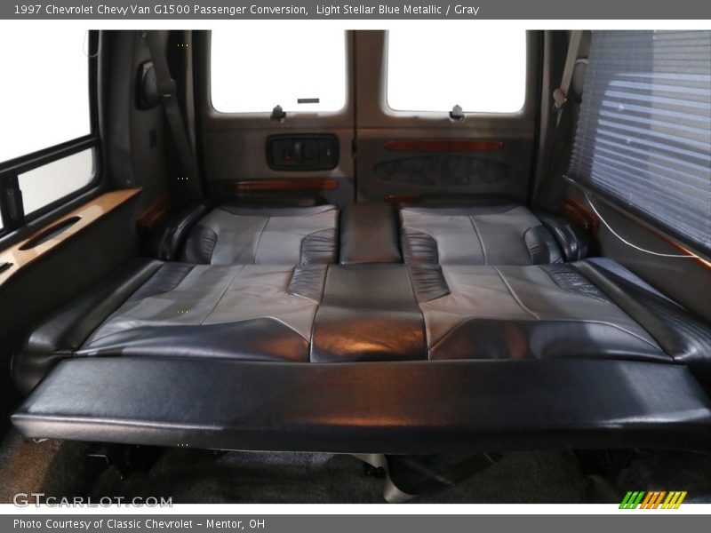 Light Stellar Blue Metallic / Gray 1997 Chevrolet Chevy Van G1500 Passenger Conversion