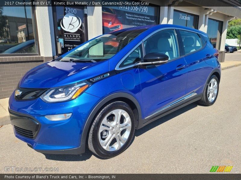 Kinetic Blue Metallic / Dark Galvanized/­Sky Cool Gray 2017 Chevrolet Bolt EV LT