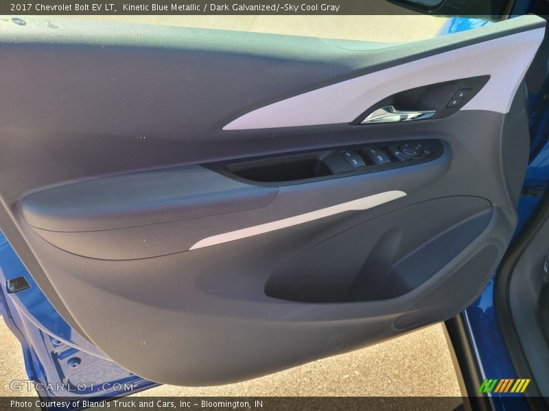 Kinetic Blue Metallic / Dark Galvanized/­Sky Cool Gray 2017 Chevrolet Bolt EV LT