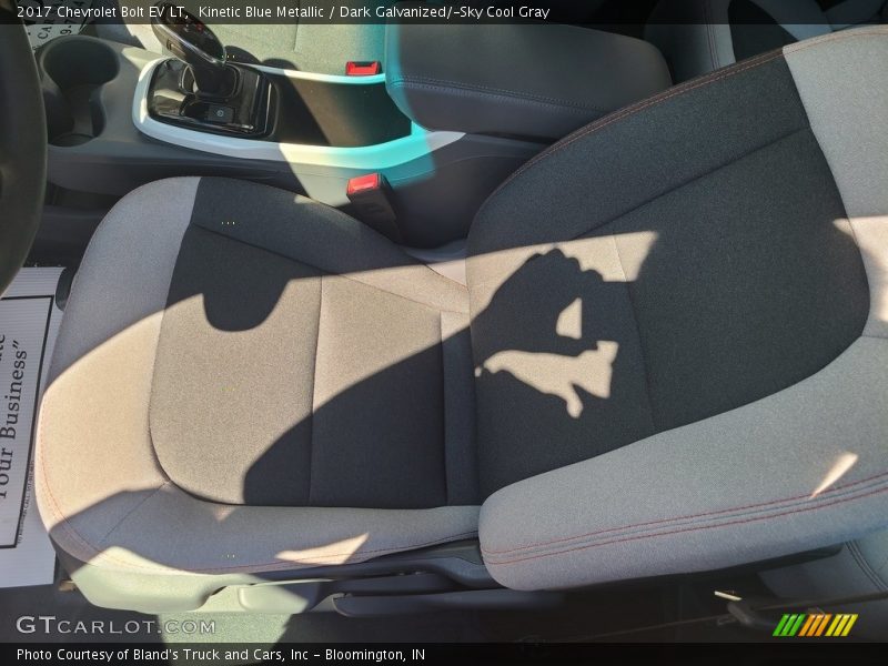 Kinetic Blue Metallic / Dark Galvanized/­Sky Cool Gray 2017 Chevrolet Bolt EV LT
