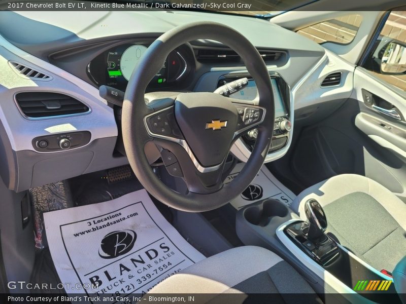 Kinetic Blue Metallic / Dark Galvanized/­Sky Cool Gray 2017 Chevrolet Bolt EV LT