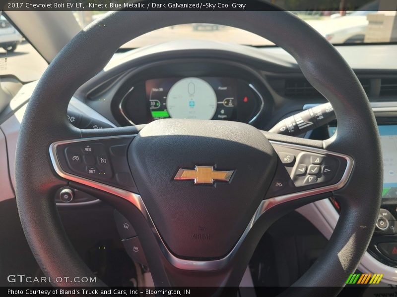 Kinetic Blue Metallic / Dark Galvanized/­Sky Cool Gray 2017 Chevrolet Bolt EV LT