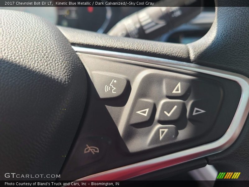 Kinetic Blue Metallic / Dark Galvanized/­Sky Cool Gray 2017 Chevrolet Bolt EV LT