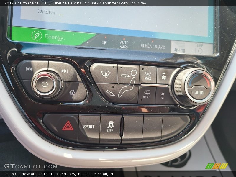Kinetic Blue Metallic / Dark Galvanized/­Sky Cool Gray 2017 Chevrolet Bolt EV LT