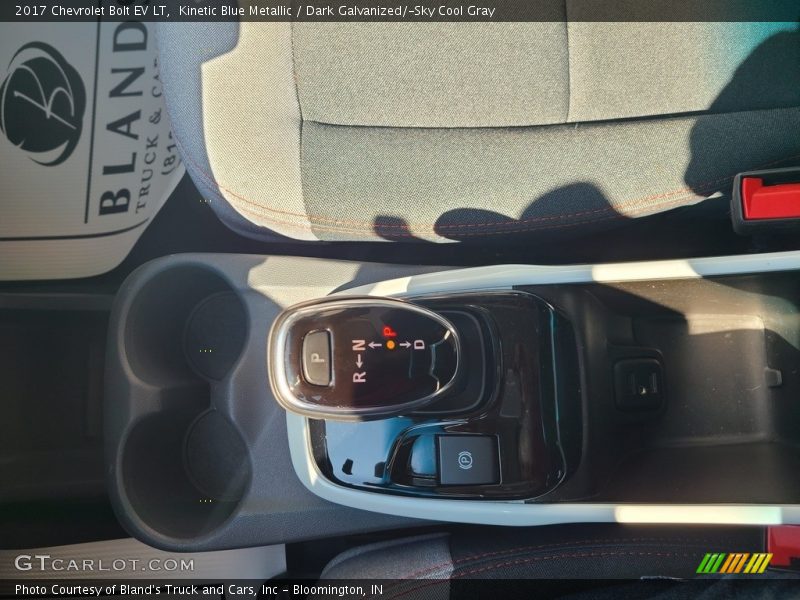 Kinetic Blue Metallic / Dark Galvanized/­Sky Cool Gray 2017 Chevrolet Bolt EV LT