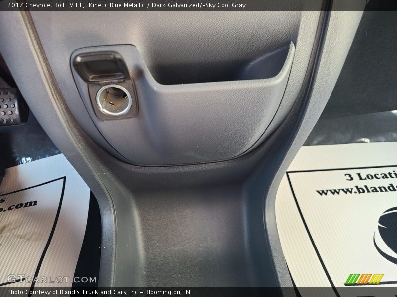 Kinetic Blue Metallic / Dark Galvanized/­Sky Cool Gray 2017 Chevrolet Bolt EV LT