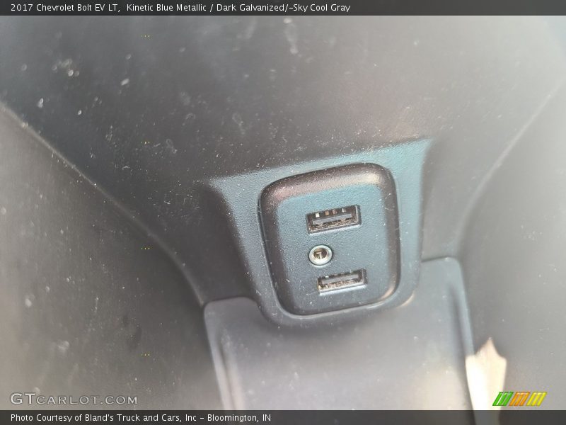 Kinetic Blue Metallic / Dark Galvanized/­Sky Cool Gray 2017 Chevrolet Bolt EV LT
