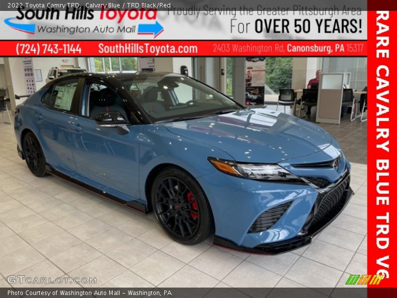 Calvary Blue / TRD Black/Red 2022 Toyota Camry TRD